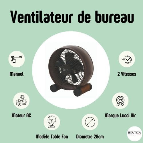 ventilateur de bureau table fan 